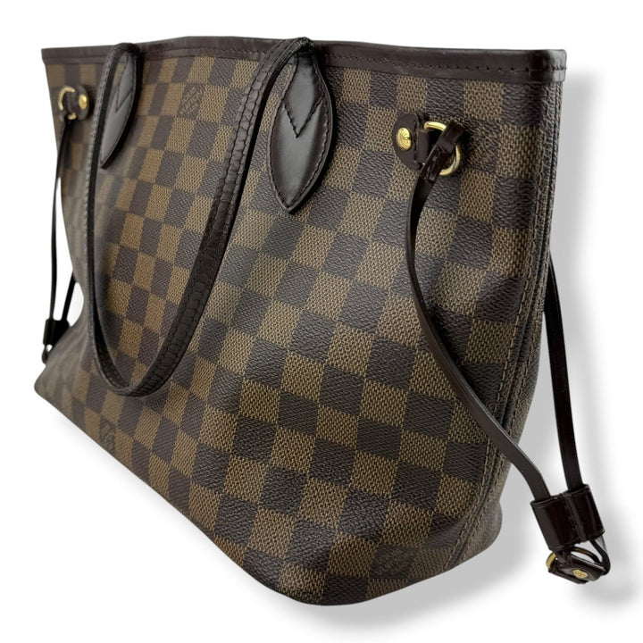 Louis Vuitton Brown Damier Neverfull PM Handbag - Lux Central