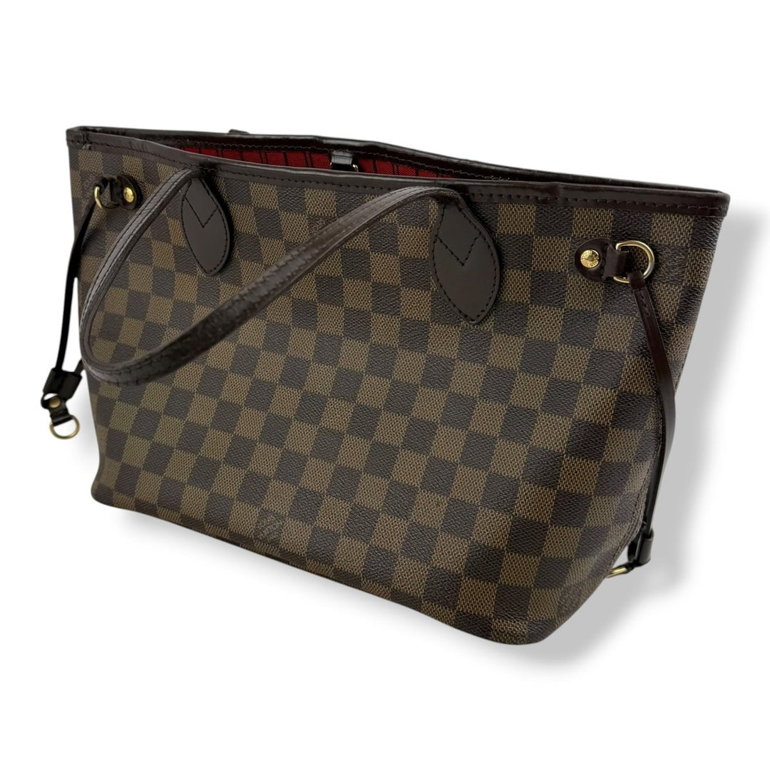 Louis Vuitton Brown Damier Neverfull PM Handbag - Lux Central