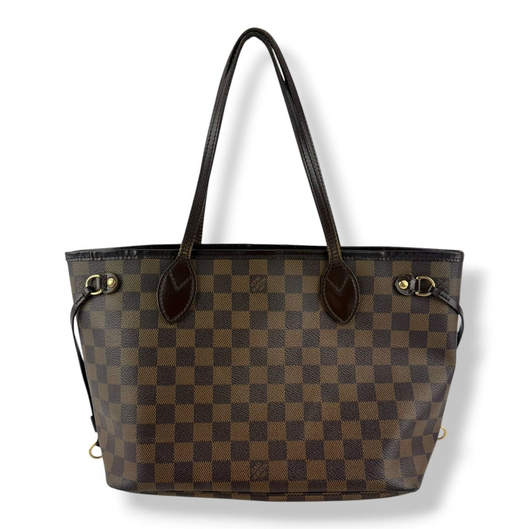 Louis Vuitton Brown Damier Neverfull PM Handbag - Lux Central