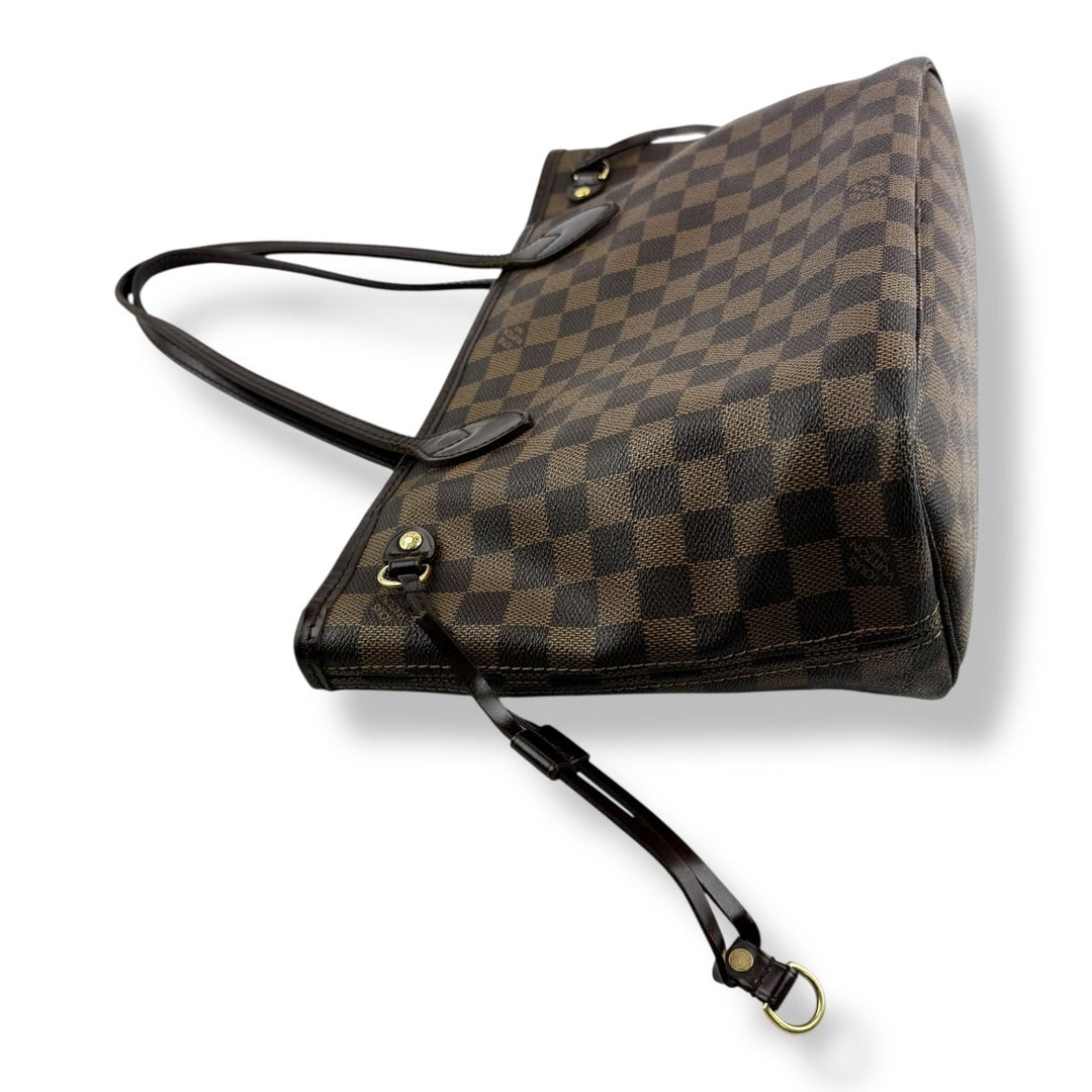 Louis Vuitton Brown Damier Neverfull PM Handbag - Lux Central
