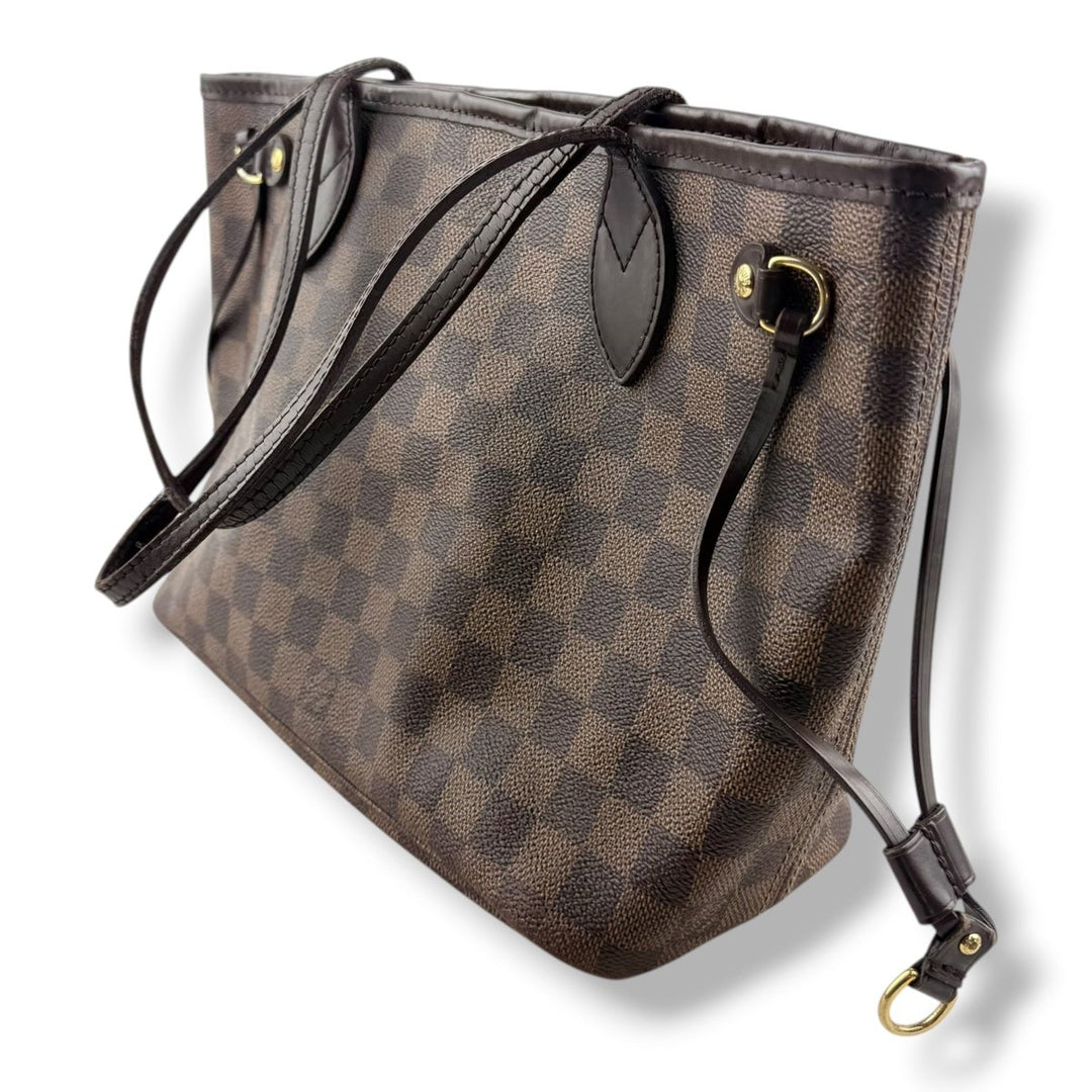 Louis Vuitton Brown Damier Neverfull PM Handbag - Lux Central