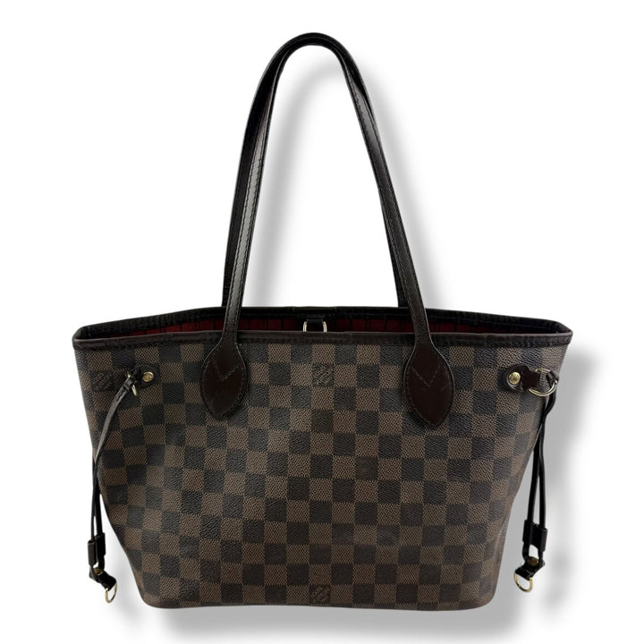 Louis Vuitton Brown Damier Neverfull PM Handbag - Lux Central