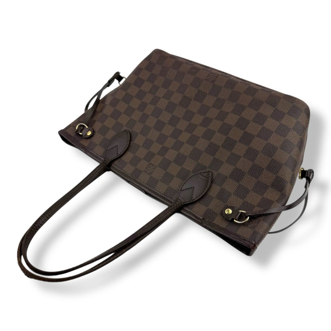 Louis Vuitton Brown Damier Neverfull PM Handbag - Lux Central