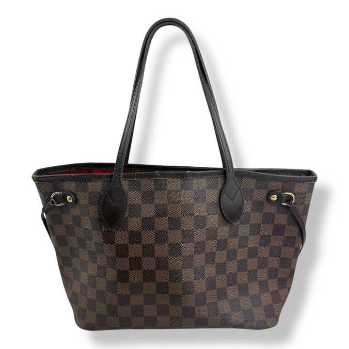 Louis Vuitton Brown Damier Neverfull PM Handbag - Lux Central