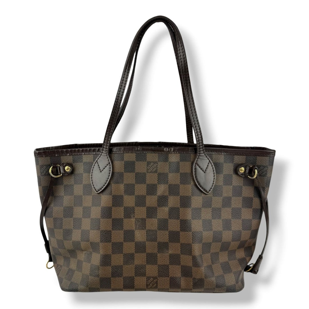 Louis Vuitton Brown Damier Neverfull PM Handbag - Lux Central