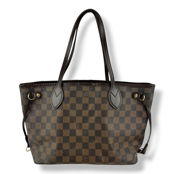 Louis Vuitton Brown Damier Neverfull PM Handbag - Lux Central