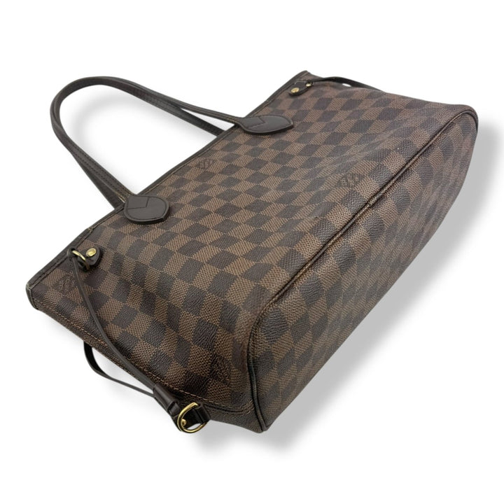Louis Vuitton Brown Damier Neverfull PM Handbag - Lux Central