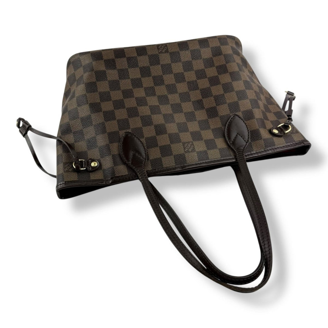 Louis Vuitton Brown Damier Neverfull PM Handbag - Lux Central