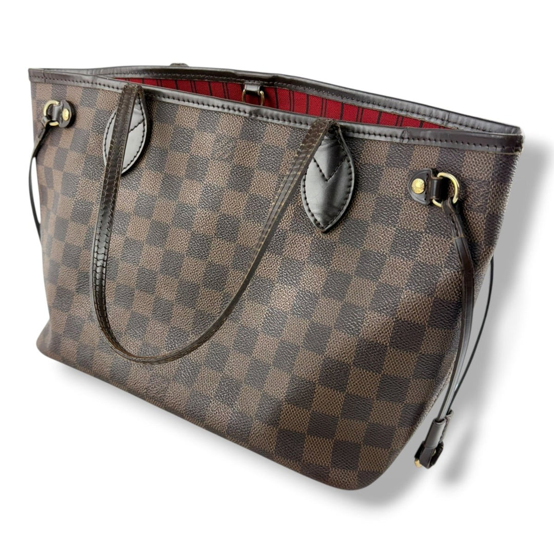 Louis Vuitton Brown Damier Neverfull PM Handbag - Lux Central