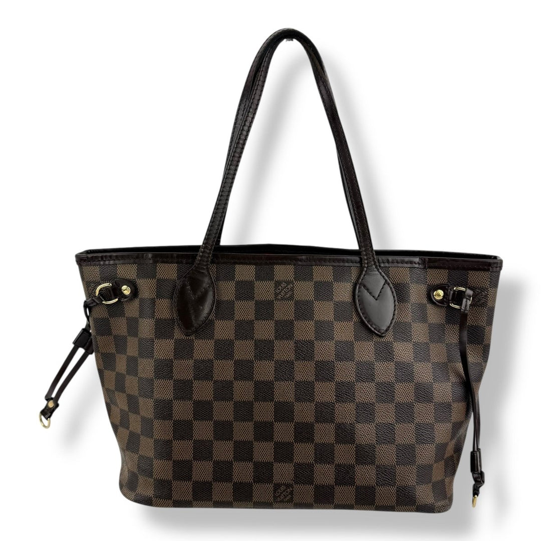 Louis Vuitton Brown Damier Neverfull PM Handbag - Lux Central