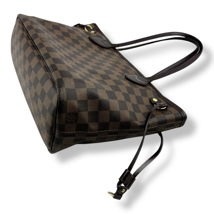 Louis Vuitton Brown Damier Neverfull PM Handbag - Lux Central