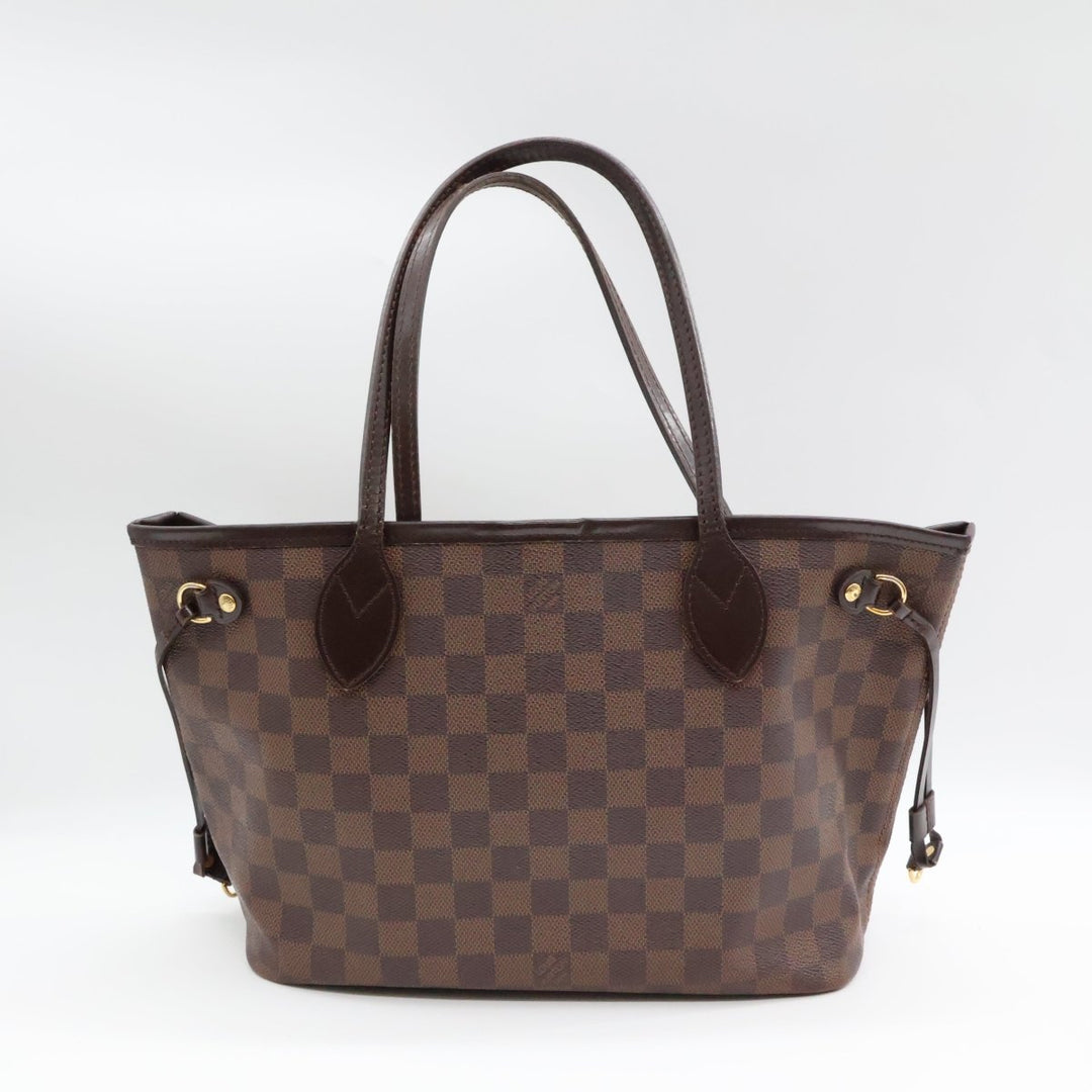 Louis Vuitton Brown Damier Neverfull PM Handbag - Lux Central