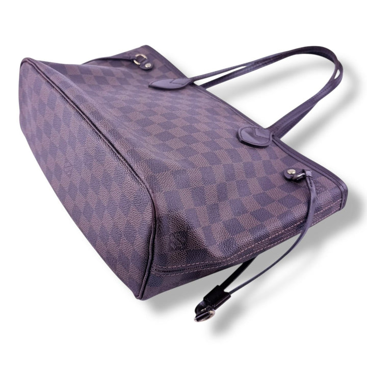 Louis Vuitton Brown Damier Neverfull PM Handbag - Lux Central