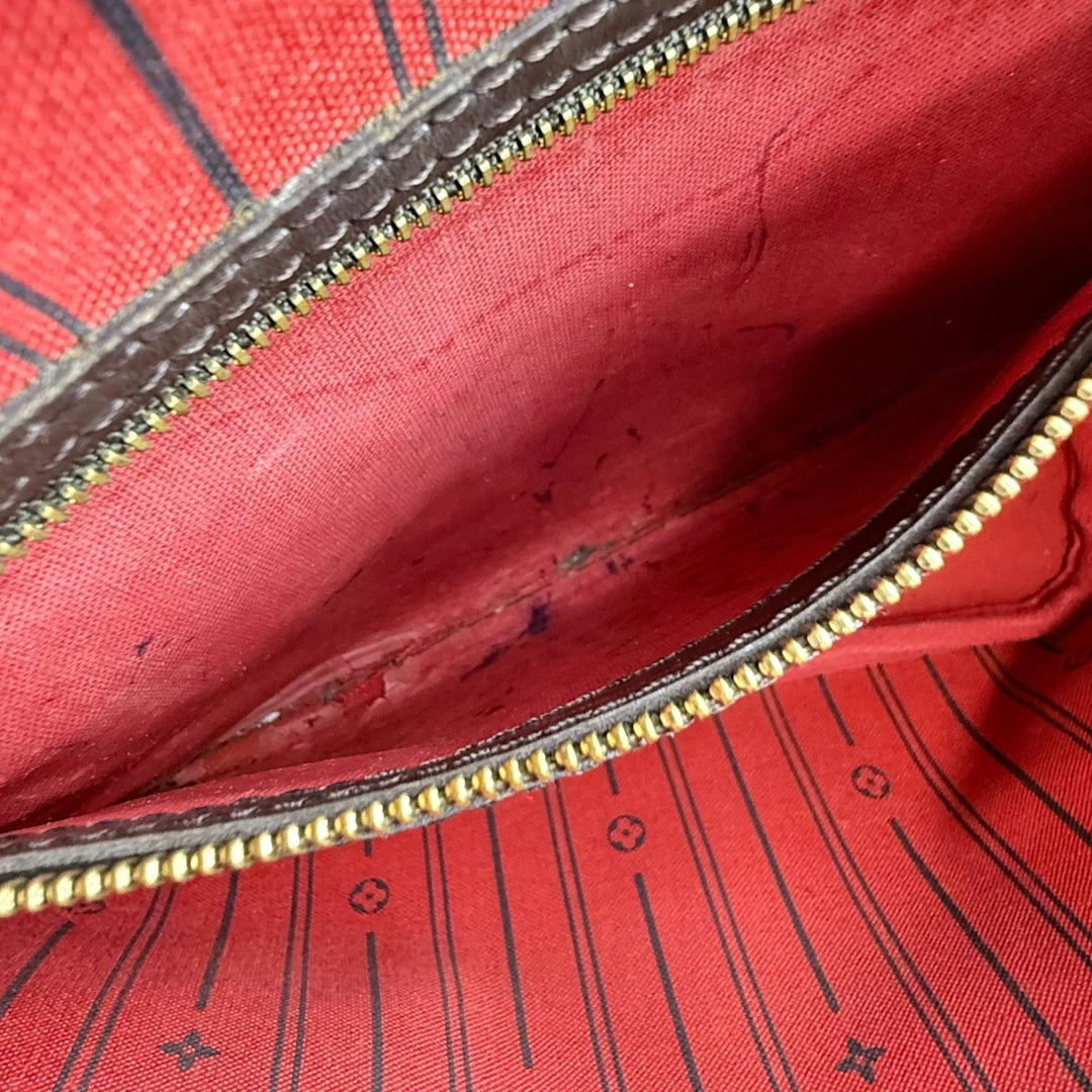 Louis Vuitton Brown Damier Neverfull PM Handbag - Lux Central