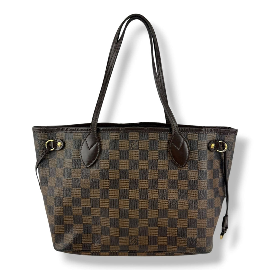 Louis Vuitton Brown Damier Neverfull PM Handbag - Lux Central