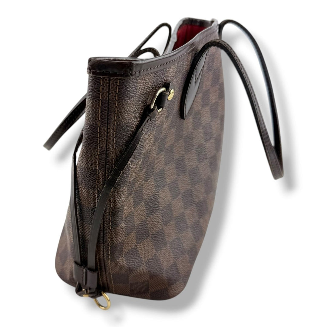 Louis Vuitton Brown Damier Neverfull PM Handbag - Lux Central