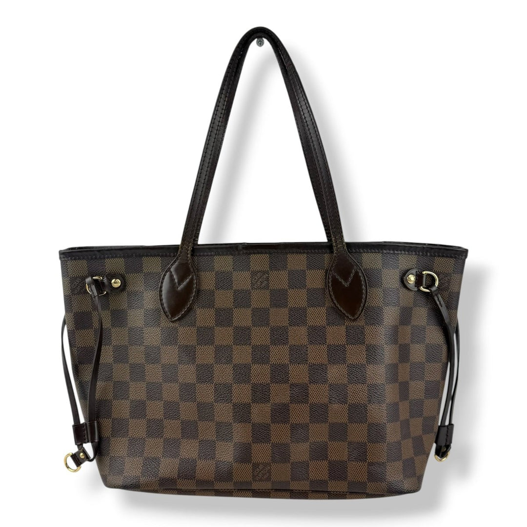 Louis Vuitton Brown Damier Neverfull PM Handbag - Lux Central