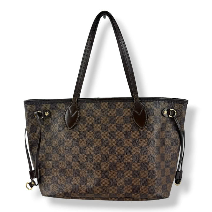 Louis Vuitton Brown Damier Neverfull PM Handbag - Lux Central