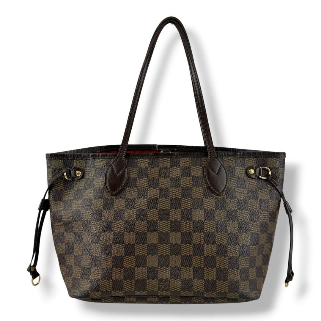 Louis Vuitton Brown Damier Neverfull PM Handbag - Lux Central
