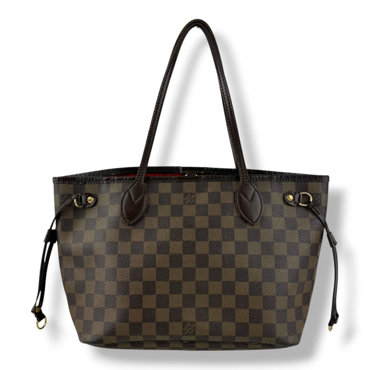 Louis Vuitton Brown Damier Neverfull PM Handbag - Lux Central