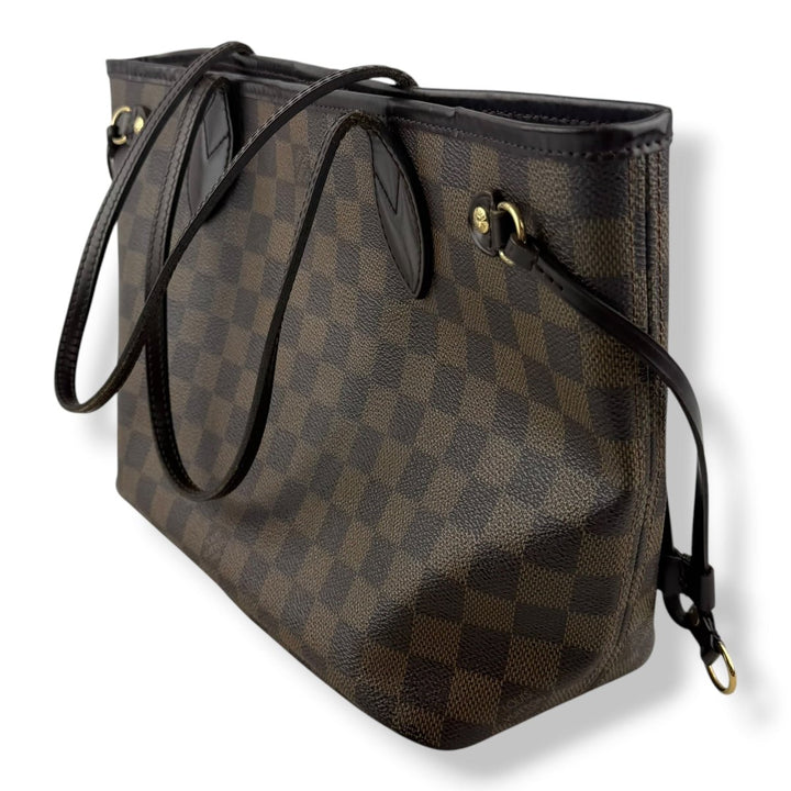 Louis Vuitton Brown Damier Neverfull PM Handbag - Lux Central