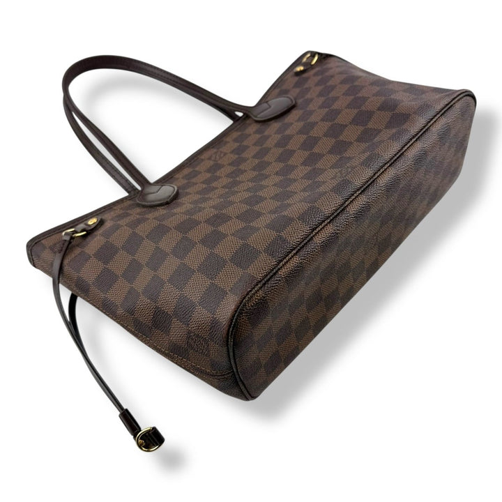 Louis Vuitton Brown Damier Neverfull PM Handbag - Lux Central