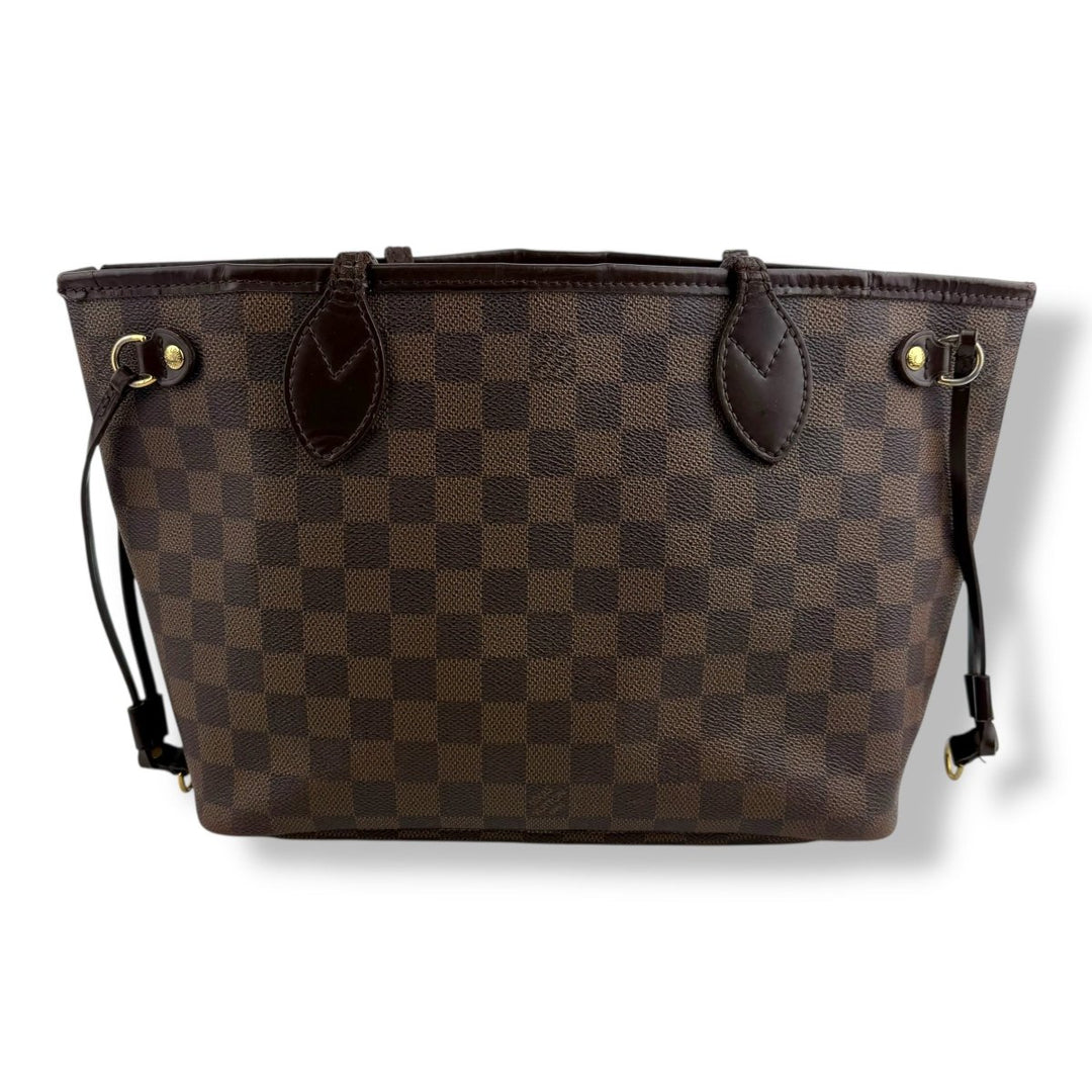 Louis Vuitton Brown Damier Neverfull PM Handbag - Lux Central