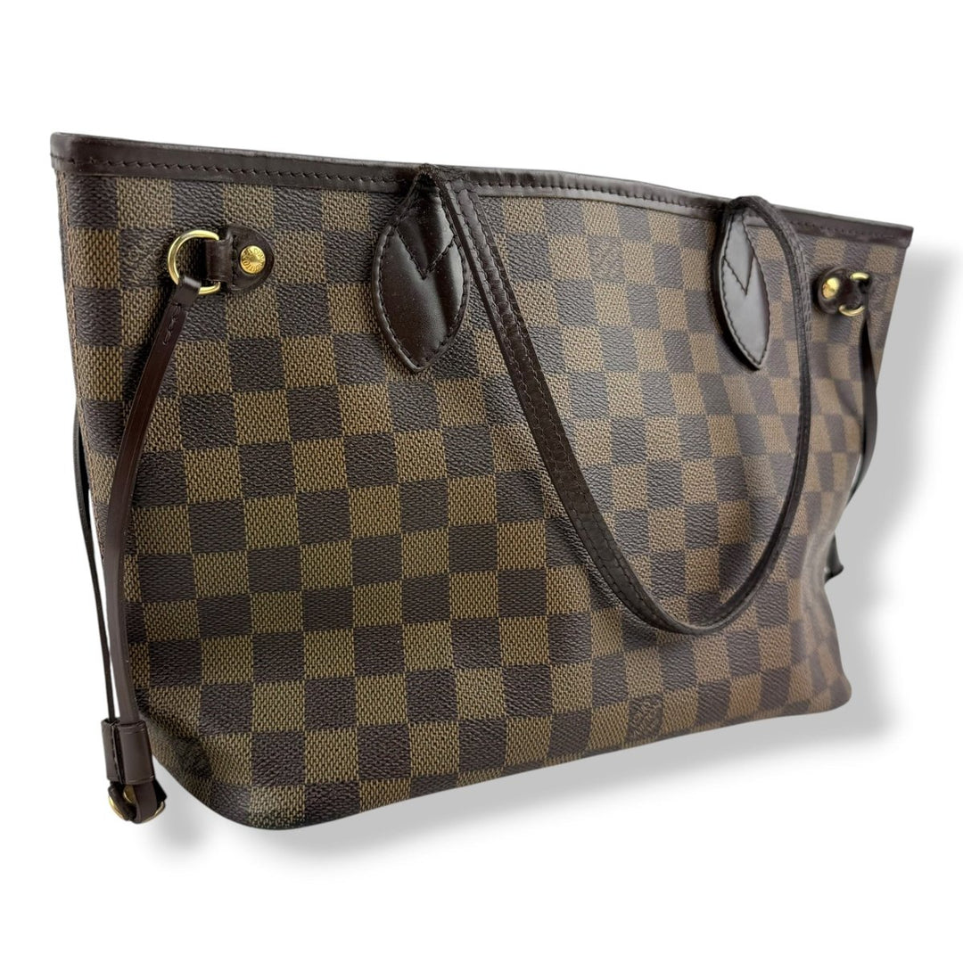 Louis Vuitton Brown Damier Neverfull PM Handbag - Lux Central