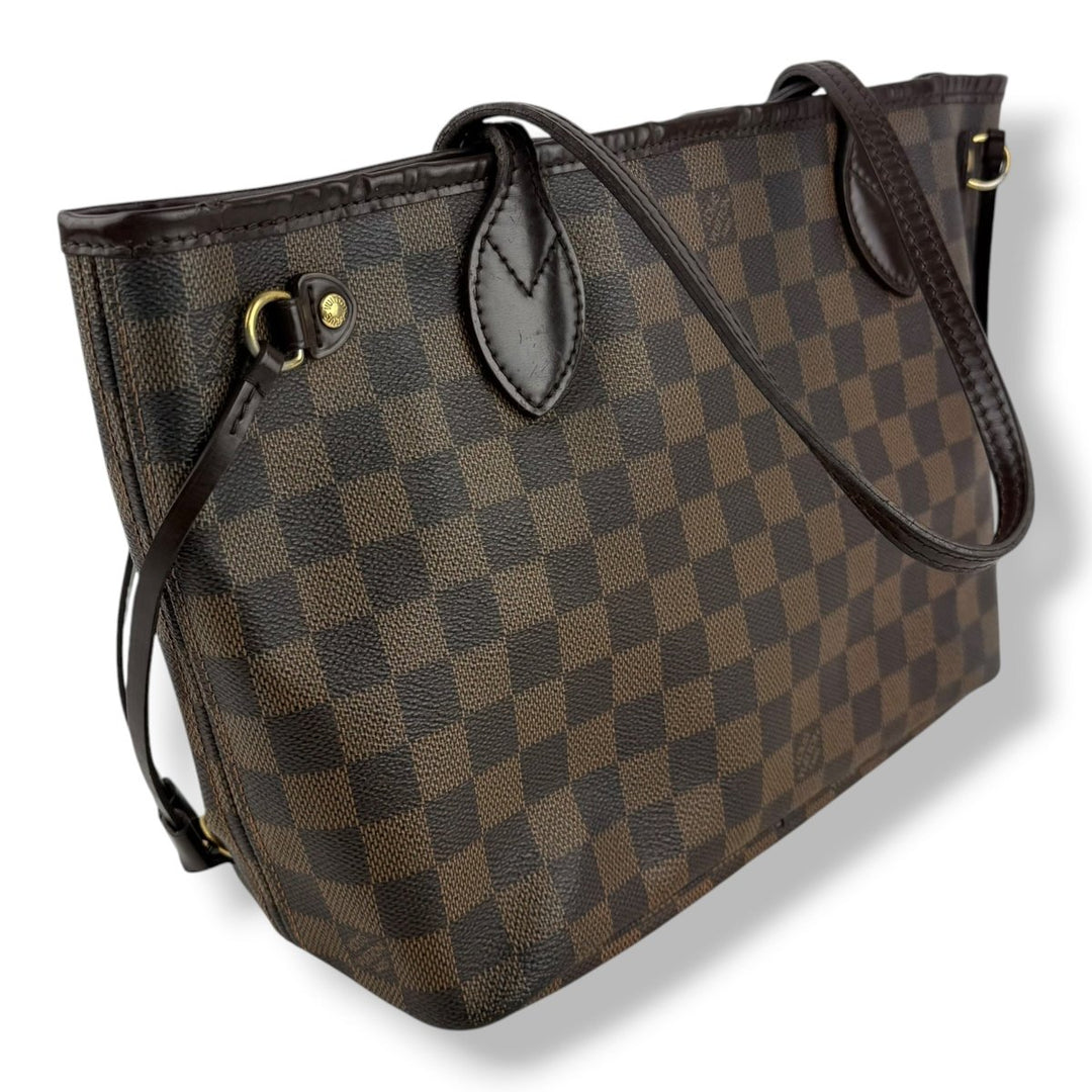 Louis Vuitton Brown Damier Neverfull PM Handbag - Lux Central