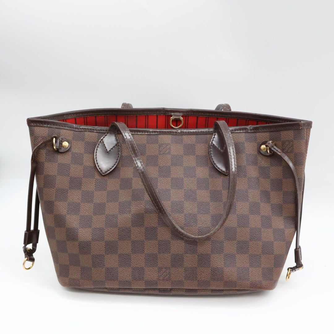 Louis Vuitton Brown Damier Neverfull PM Handbag - Lux Central