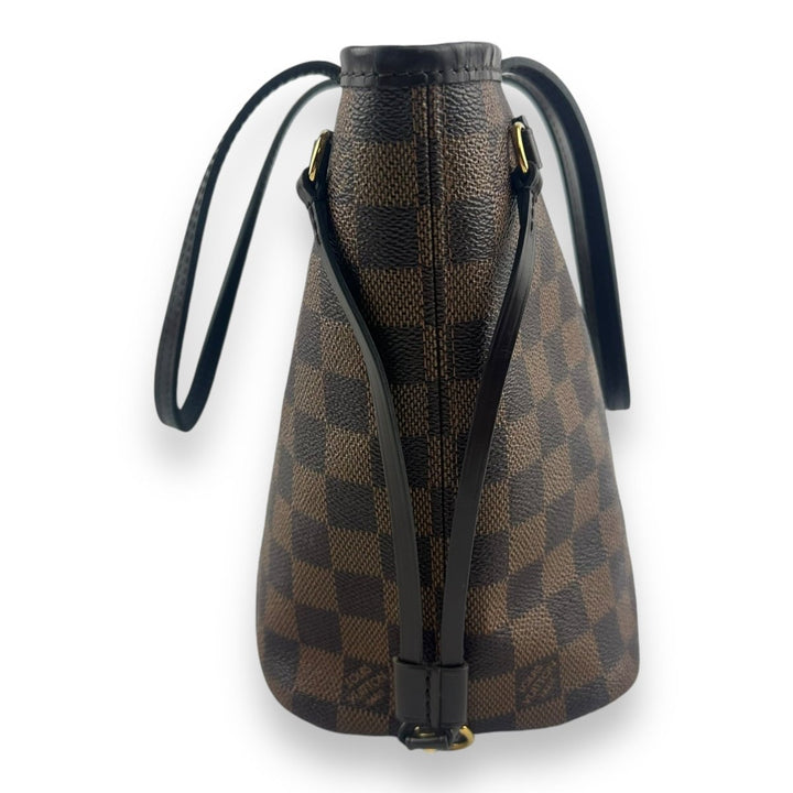 Louis Vuitton Brown Damier Neverfull PM Handbag Tote - Lux Central