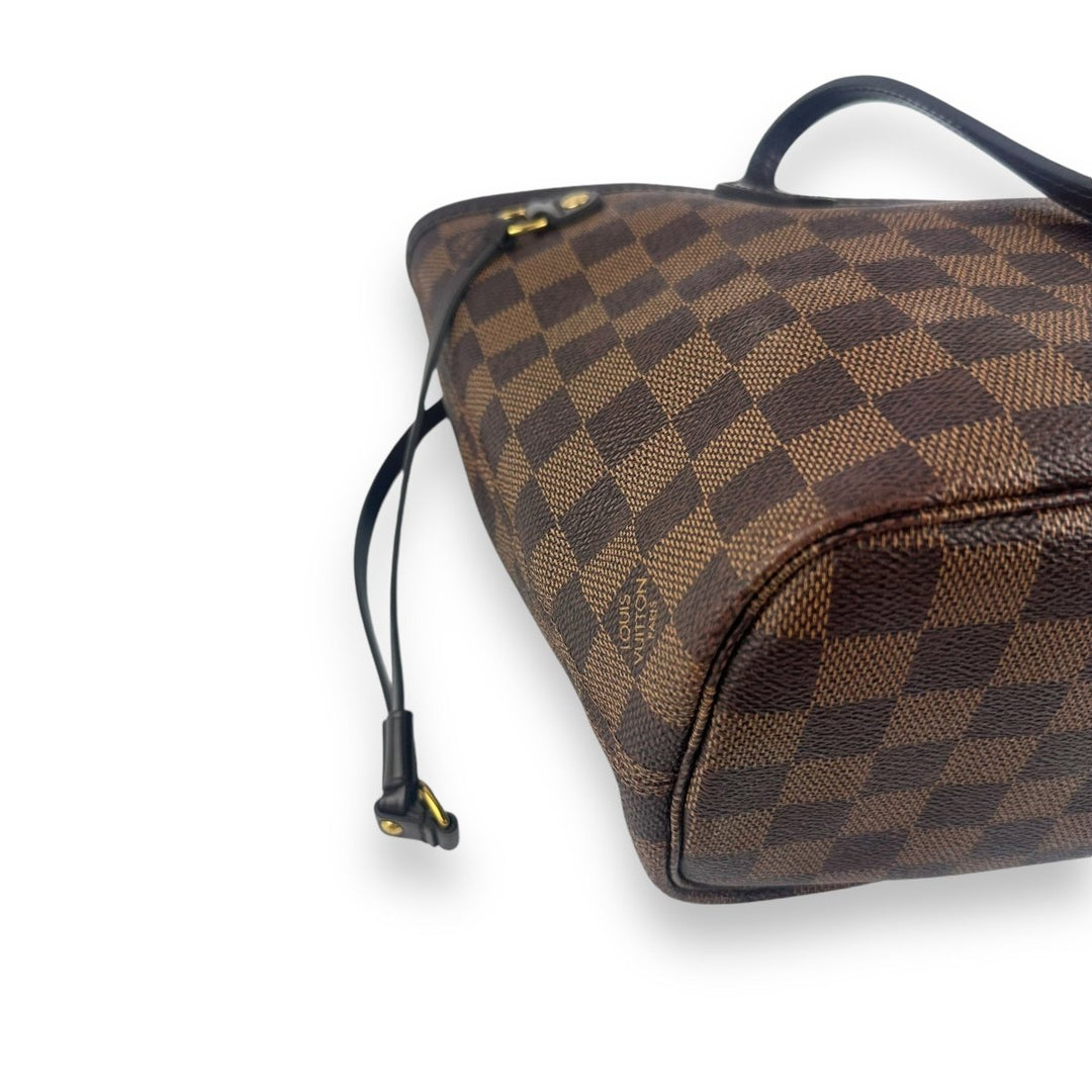 Louis Vuitton Brown Damier Neverfull PM Handbag Tote - Lux Central