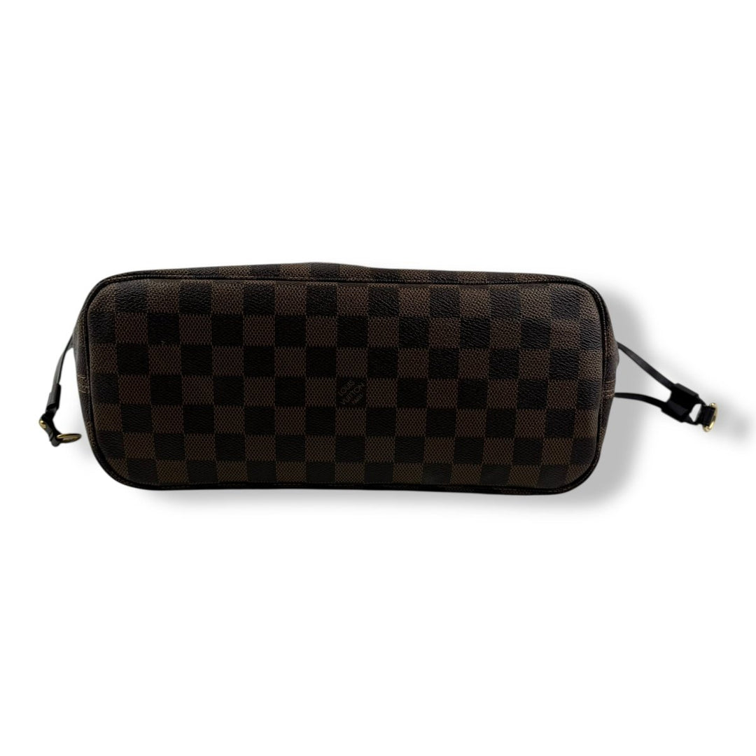 Louis Vuitton Brown Damier Neverfull PM Handbag With Pouch - Lux Central