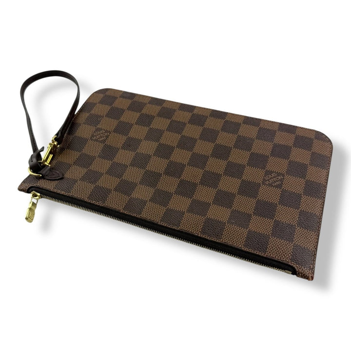 Louis Vuitton Brown Damier Neverfull Pouch - Lux Central