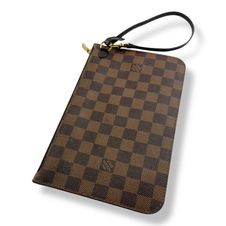 Louis Vuitton Brown Damier Neverfull Pouch - Lux Central