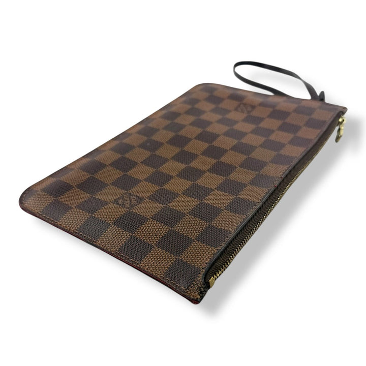 Louis Vuitton Brown Damier Neverfull Pouch - Lux Central