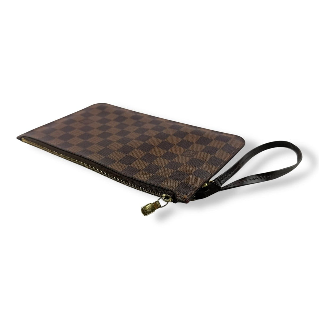 Louis Vuitton Brown Damier Neverfull Pouch - Lux Central