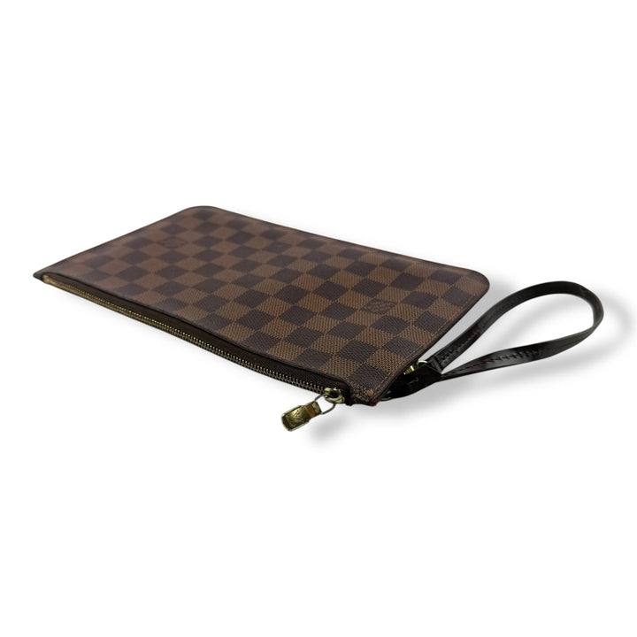 Louis Vuitton Brown Damier Neverfull Pouch - Lux Central