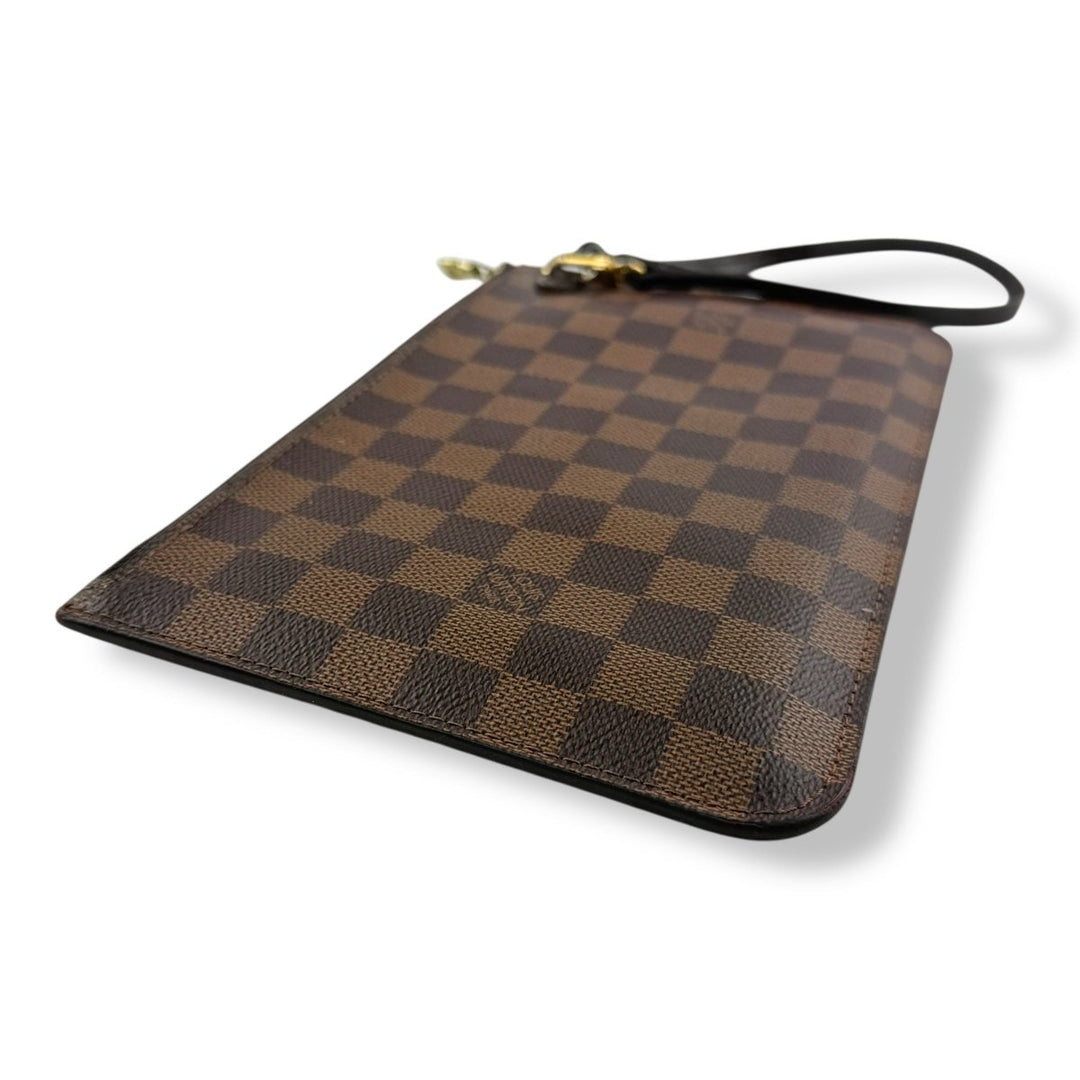 Louis Vuitton Brown Damier Neverfull Pouch - Lux Central