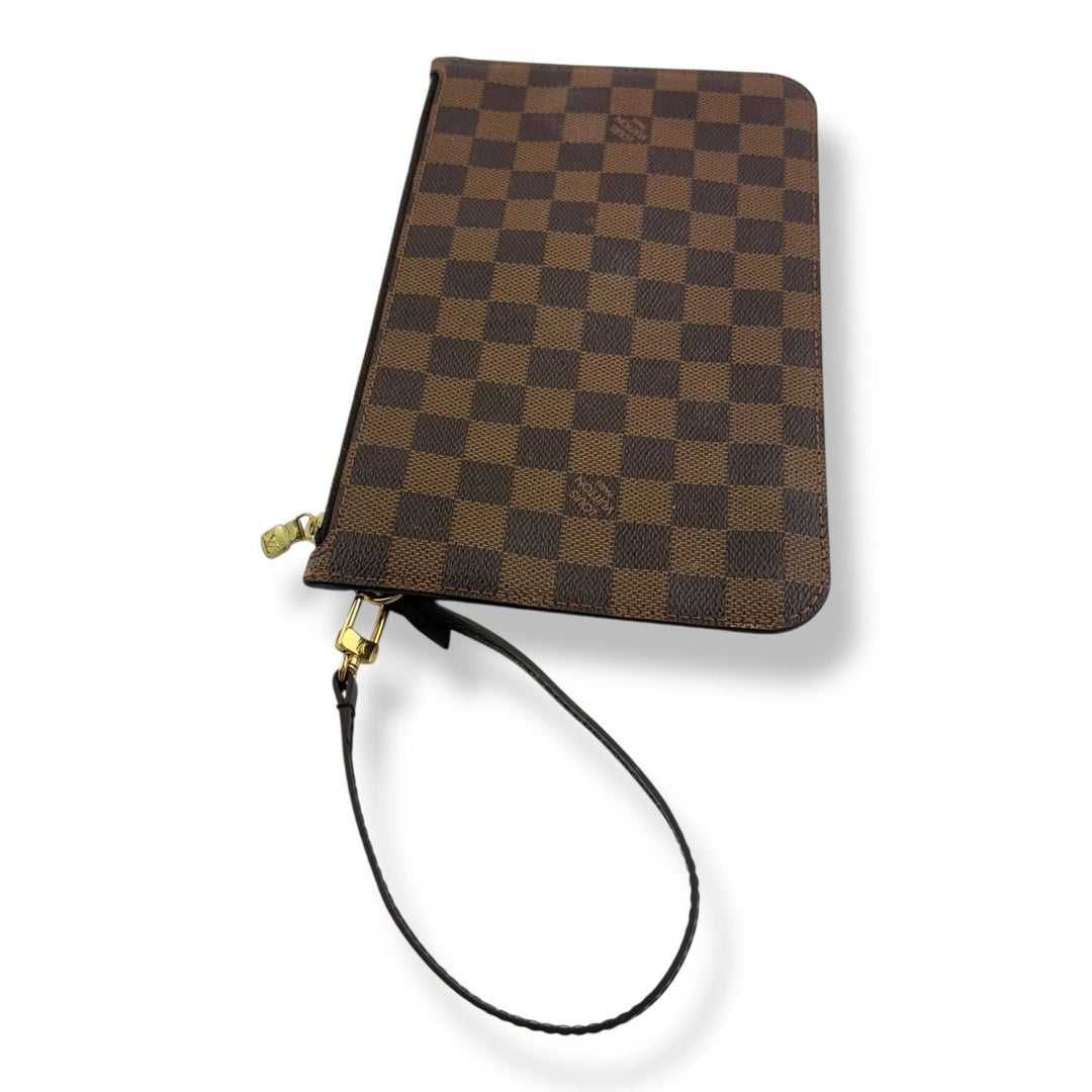 Louis Vuitton Brown Damier Neverfull Pouch - Lux Central