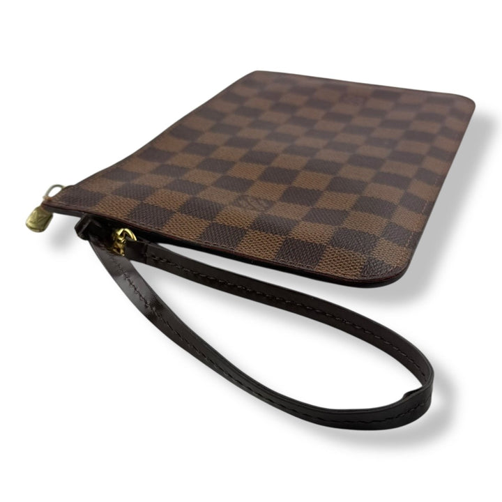 Louis Vuitton Brown Damier Neverfull Pouch - Lux Central