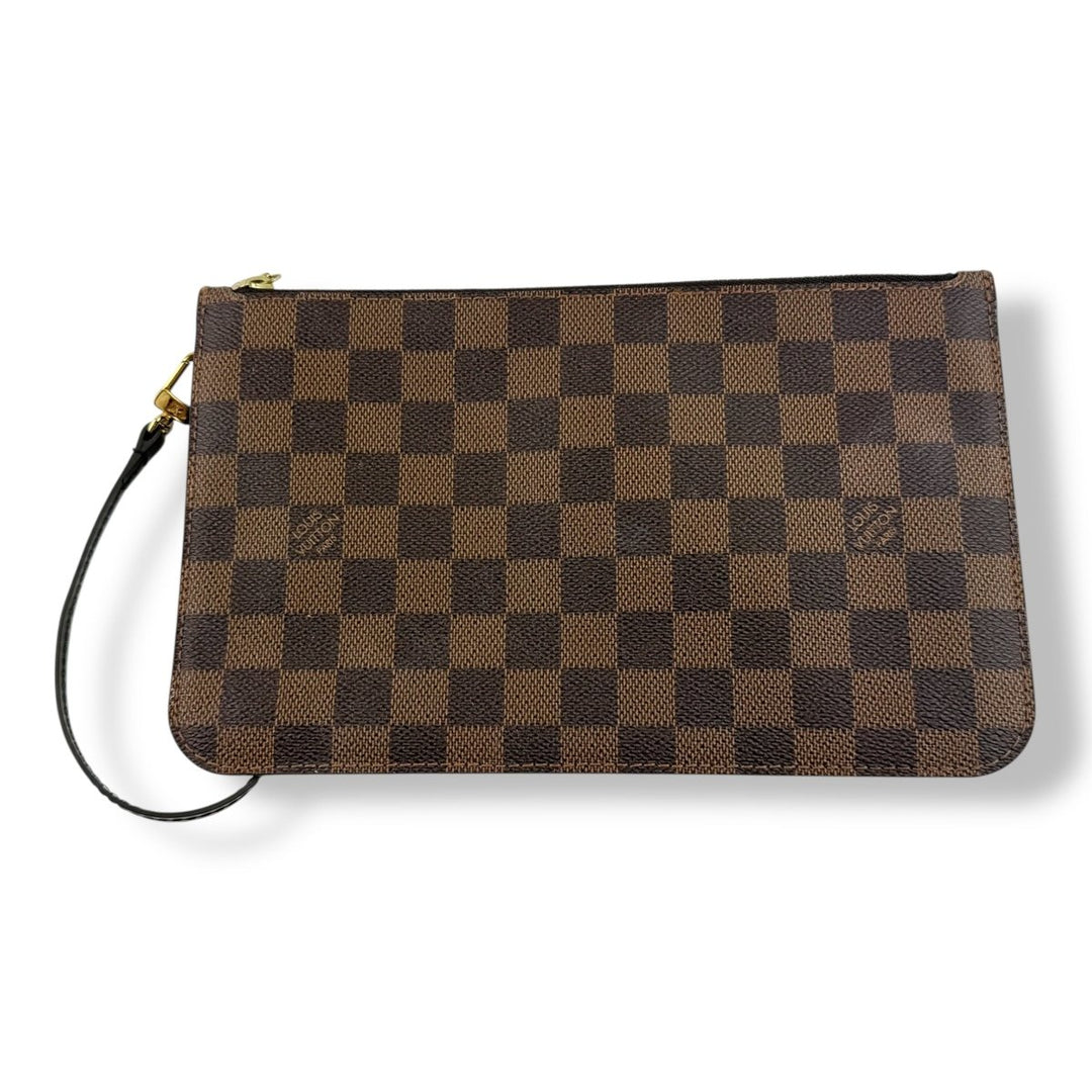 Louis Vuitton Brown Damier Neverfull Pouch - Lux Central