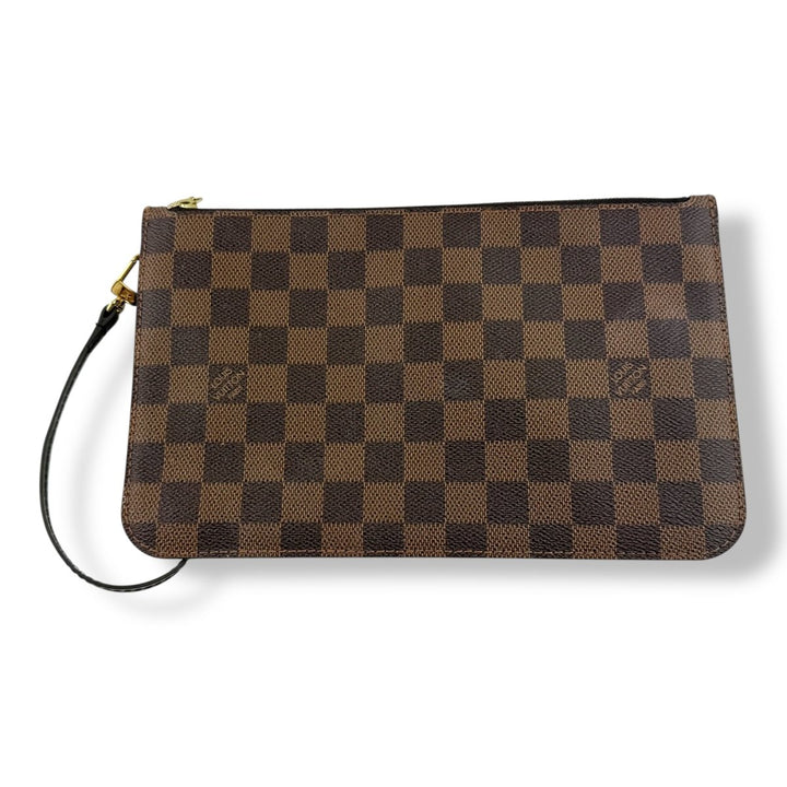 Louis Vuitton Brown Damier Neverfull Pouch - Lux Central