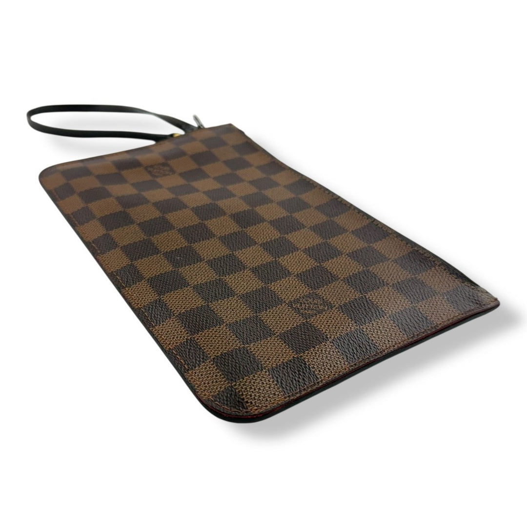 Louis Vuitton Brown Damier Neverfull Pouch - Lux Central