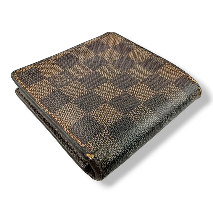 Louis Vuitton Brown Damier Open Wallet - Lux Central