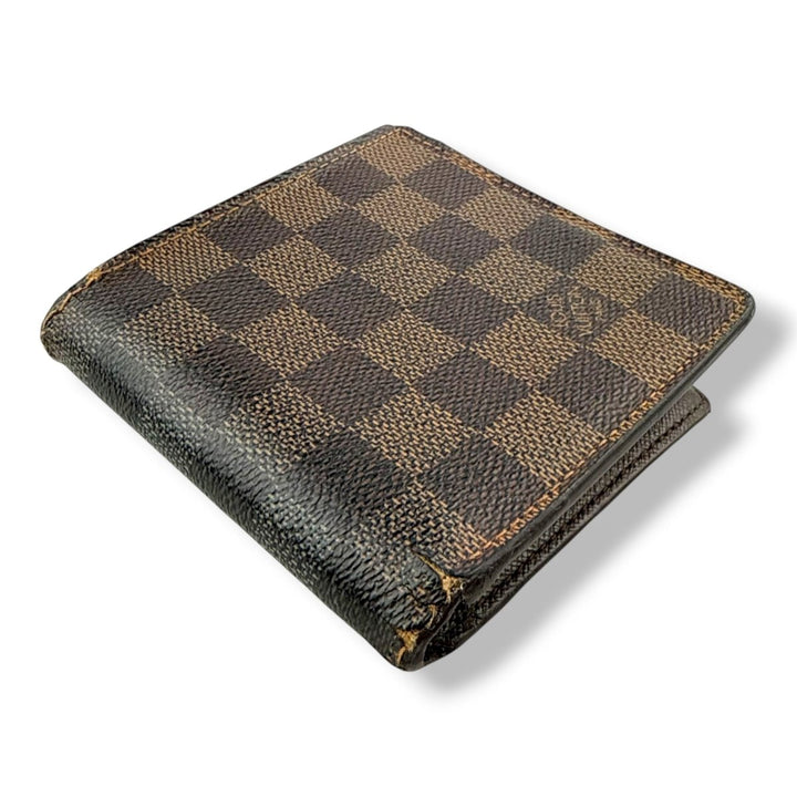 Louis Vuitton Brown Damier Open Wallet - Lux Central