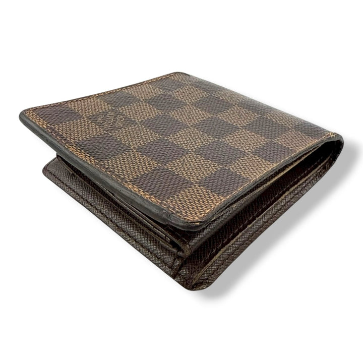 Louis Vuitton Brown Damier Open Wallet - Lux Central