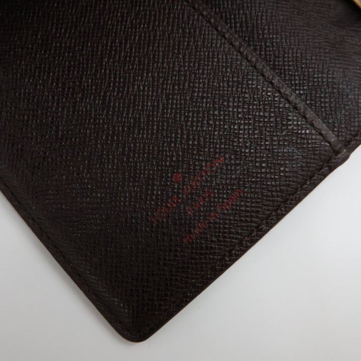 Louis Vuitton Brown Damier PM Ring Agenda Wallet - Lux Central
