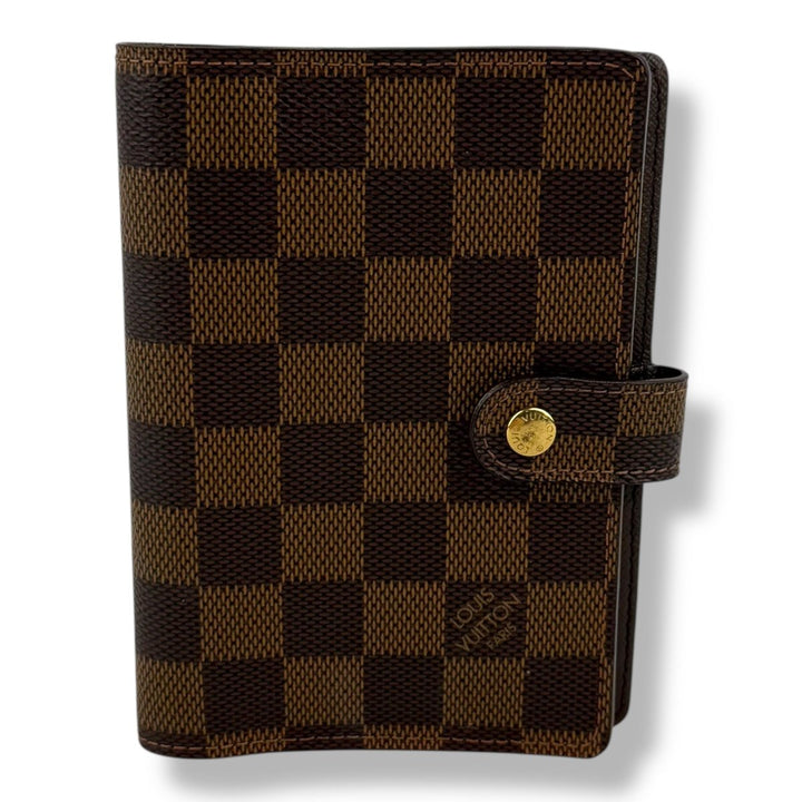 Louis Vuitton Brown Damier PM Ring Agenda Wallet - Lux Central