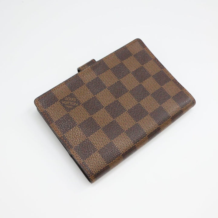 Louis Vuitton Brown Damier PM Ring Agenda Wallet - Lux Central
